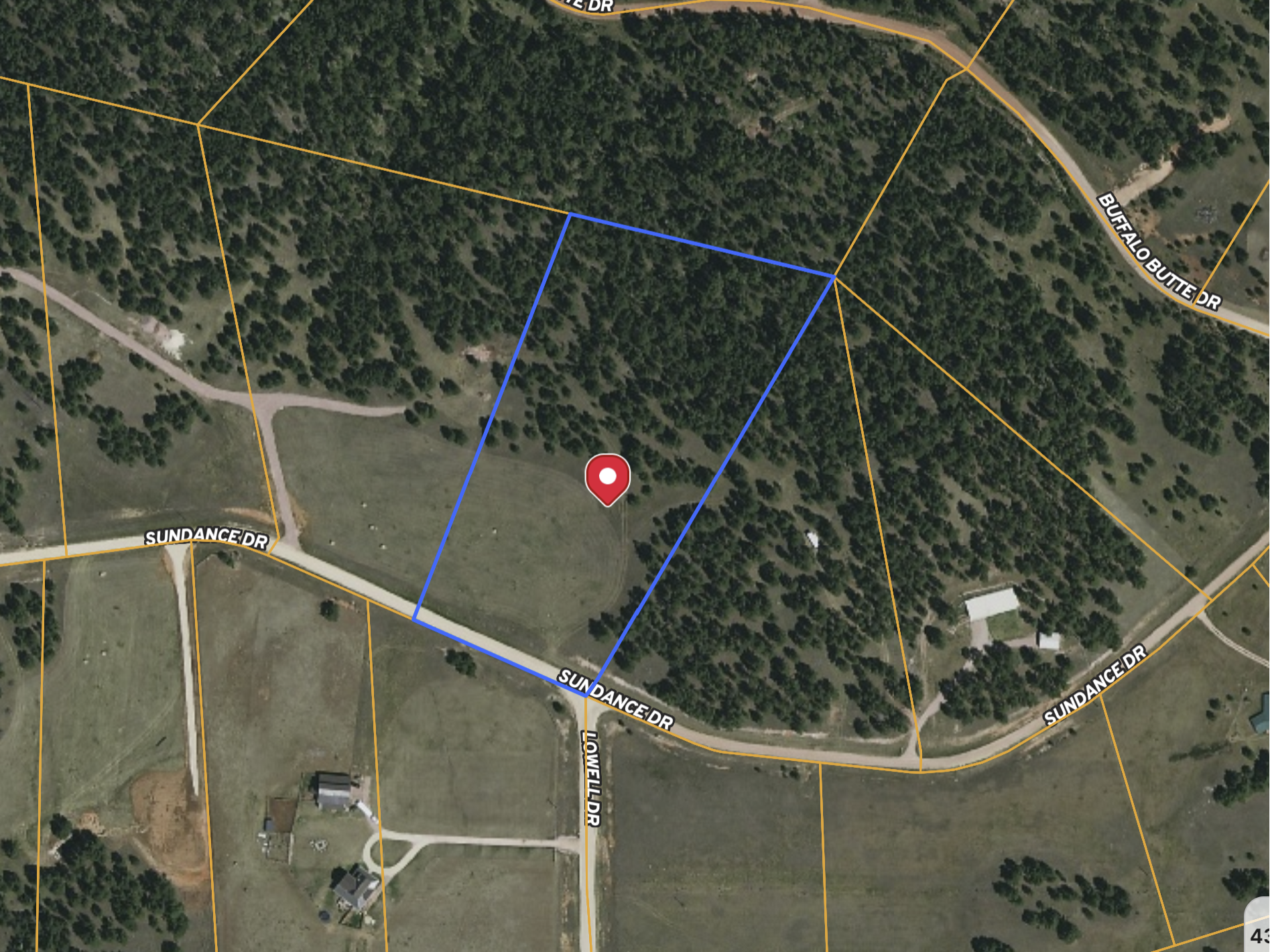 6.14 Acres Sundance Dr Lone Elk Subd